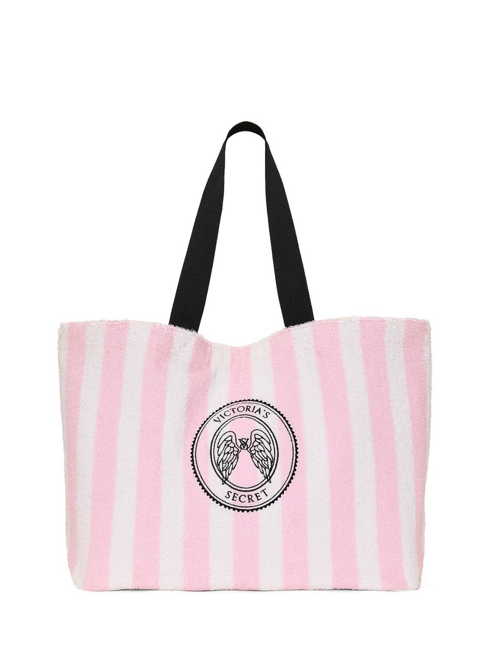 NWT Victoria's Secret Angel Essentials Terry Tote in Pink and White